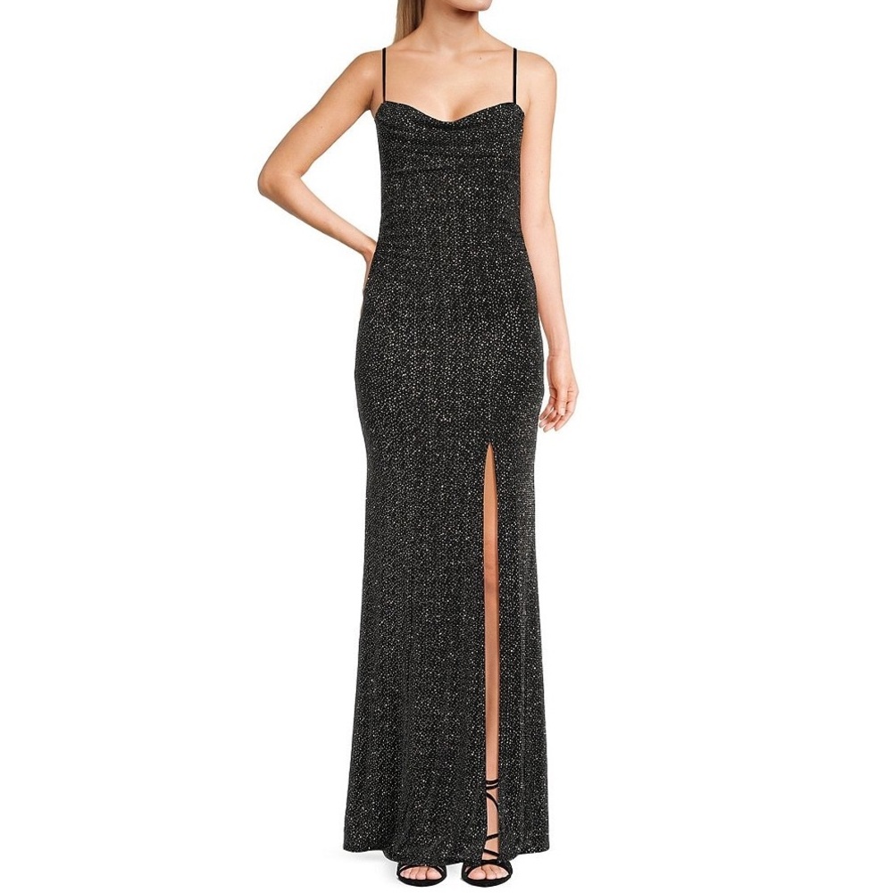 Honey and Rosie Black Long Dress Formal